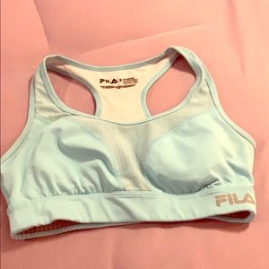 Light Blue FILA Sports Bra